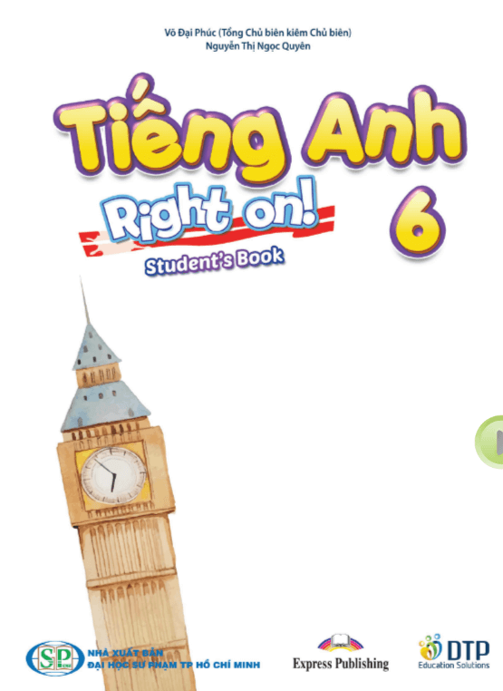 PDF Tiếng Anh 6 Right on