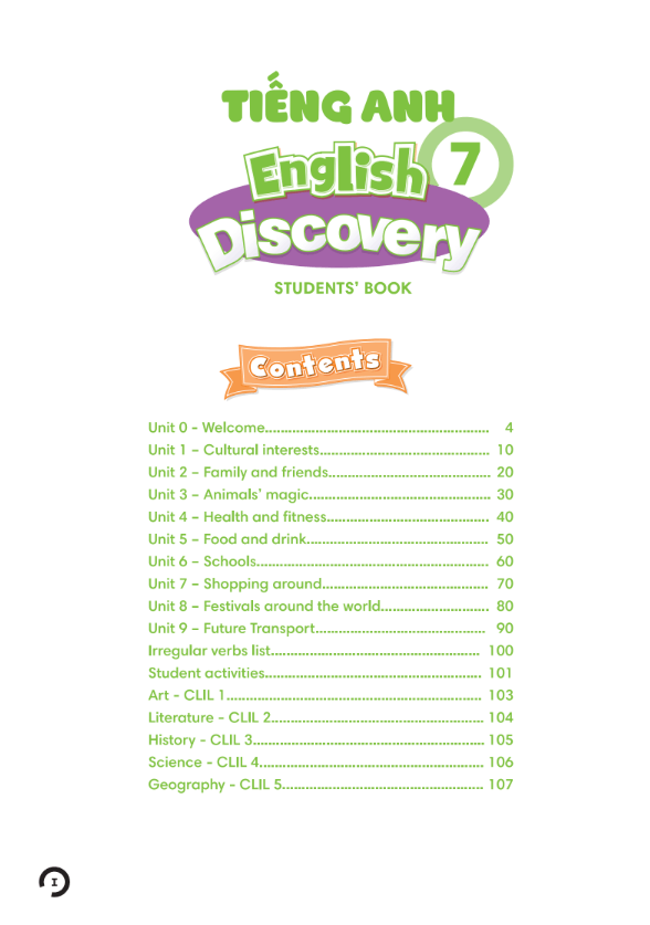 PDF Tiếng Anh 7 English Discovery