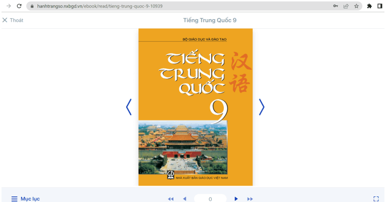 Sách Tiếng Trung Quốc 9 (ảnh 1)