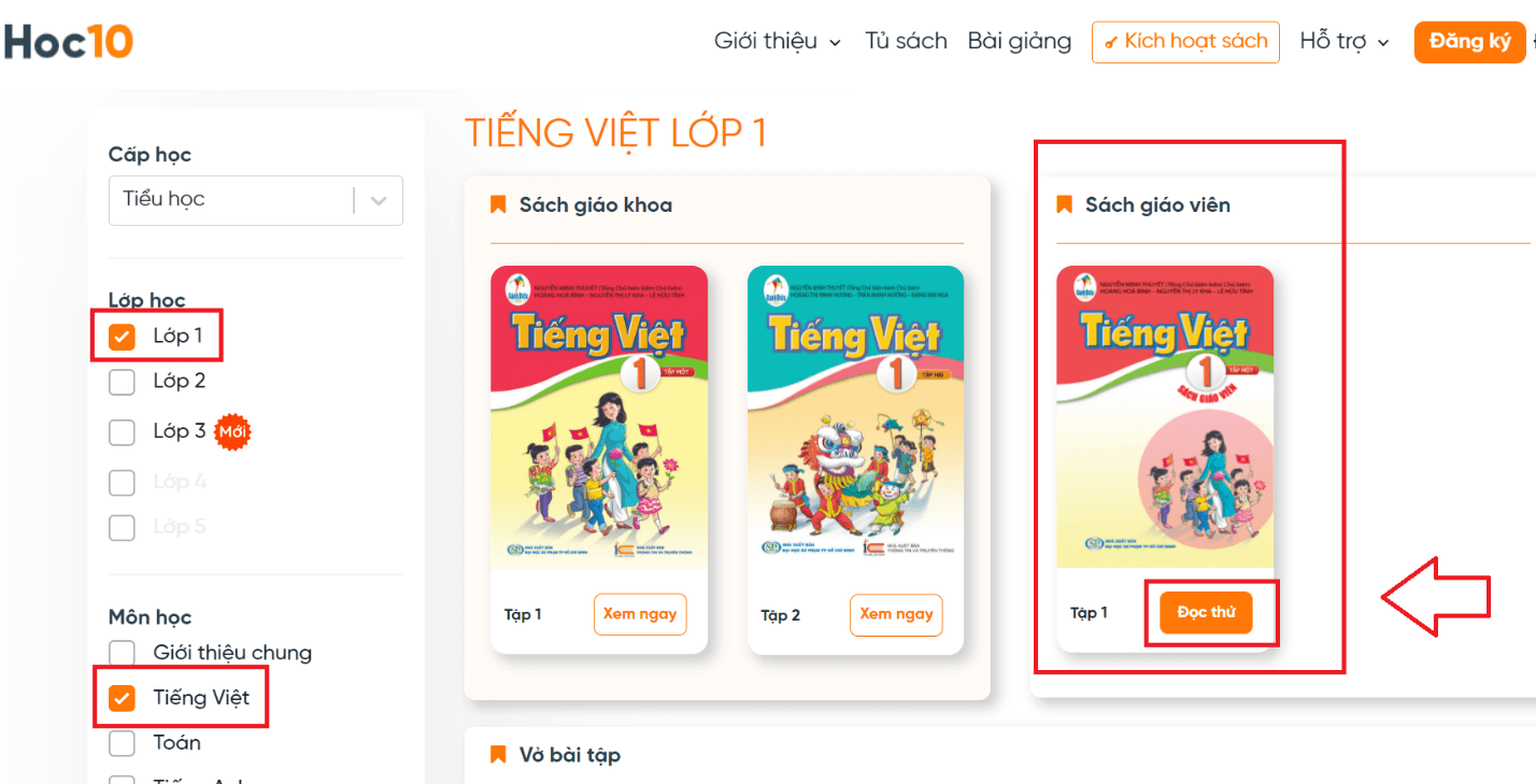 Sách Tiếng Việt lớp 1 Cánh diều | Xem online, tải PDF