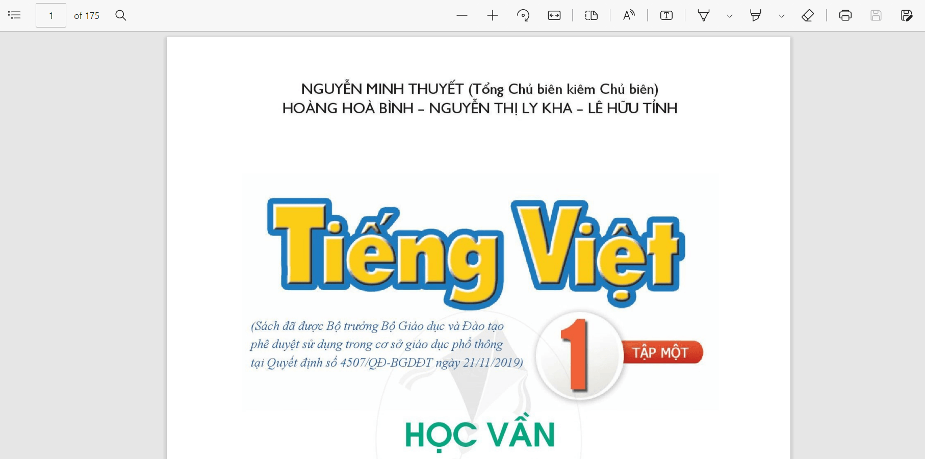 Sách Tiếng Việt lớp 1 Cánh diều | Xem online, tải PDF