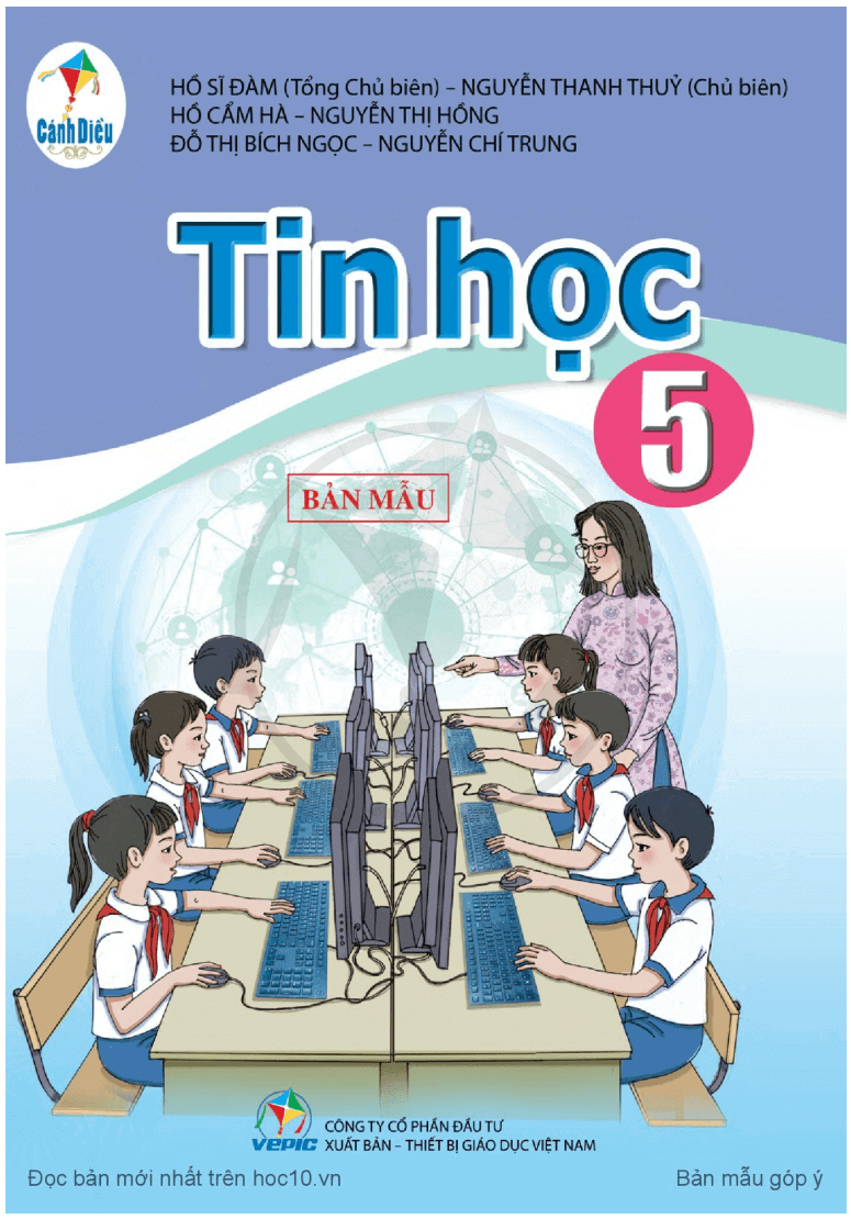 PDF Tin học lớp 5 Cánh diều