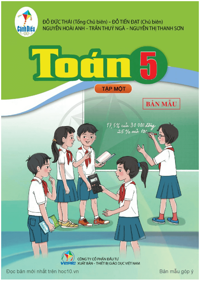 PDF Toán lớp 5 Cánh diều