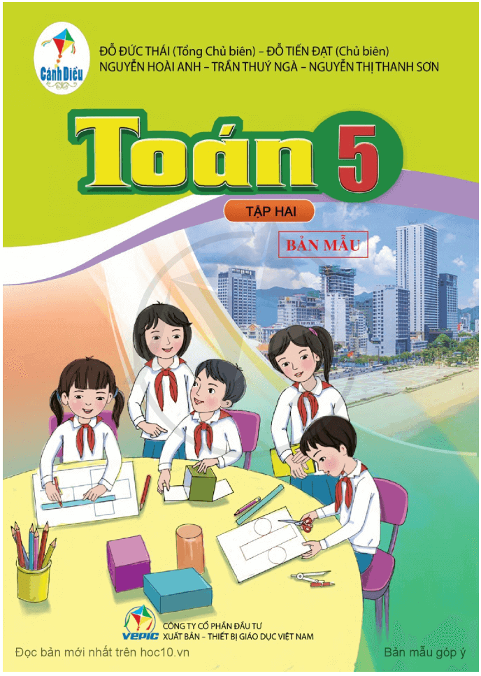 PDF Toán lớp 5 Cánh diều