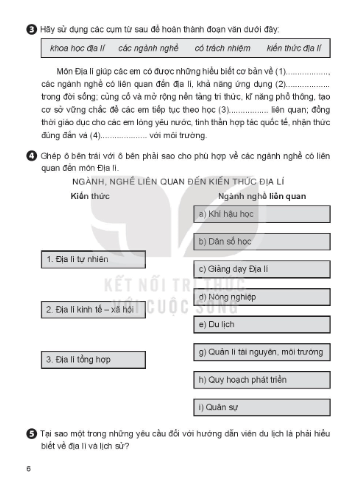 SBT Địa Lí 10 Kết nối tri thức PDF