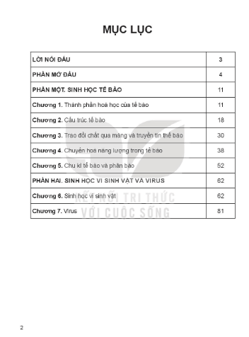 SBT Sinh học 10 Kết nối tri thức PDF