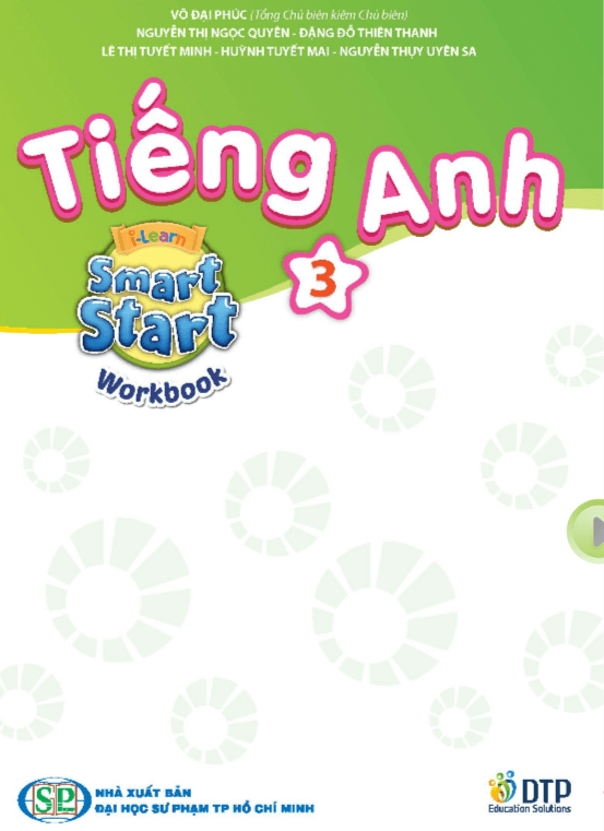 Sách bài tập Tiếng Anh lớp 3 iLearn Smart Start PDF