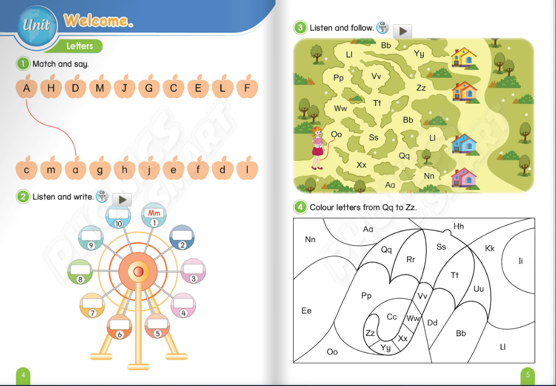 Sách bài tập Tiếng Anh lớp 3 Phonics Smart PDF