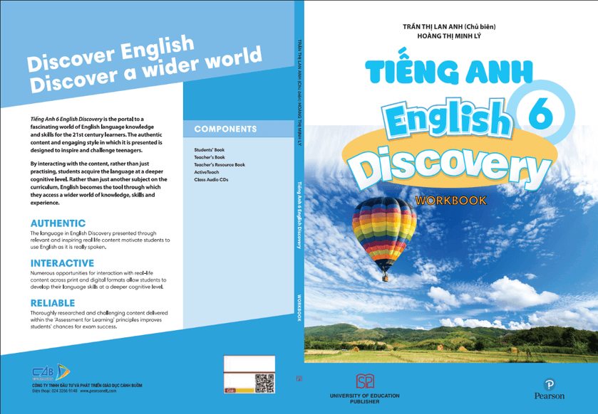 Sách bài tập Tiếng Anh 6 English Discovery PDF