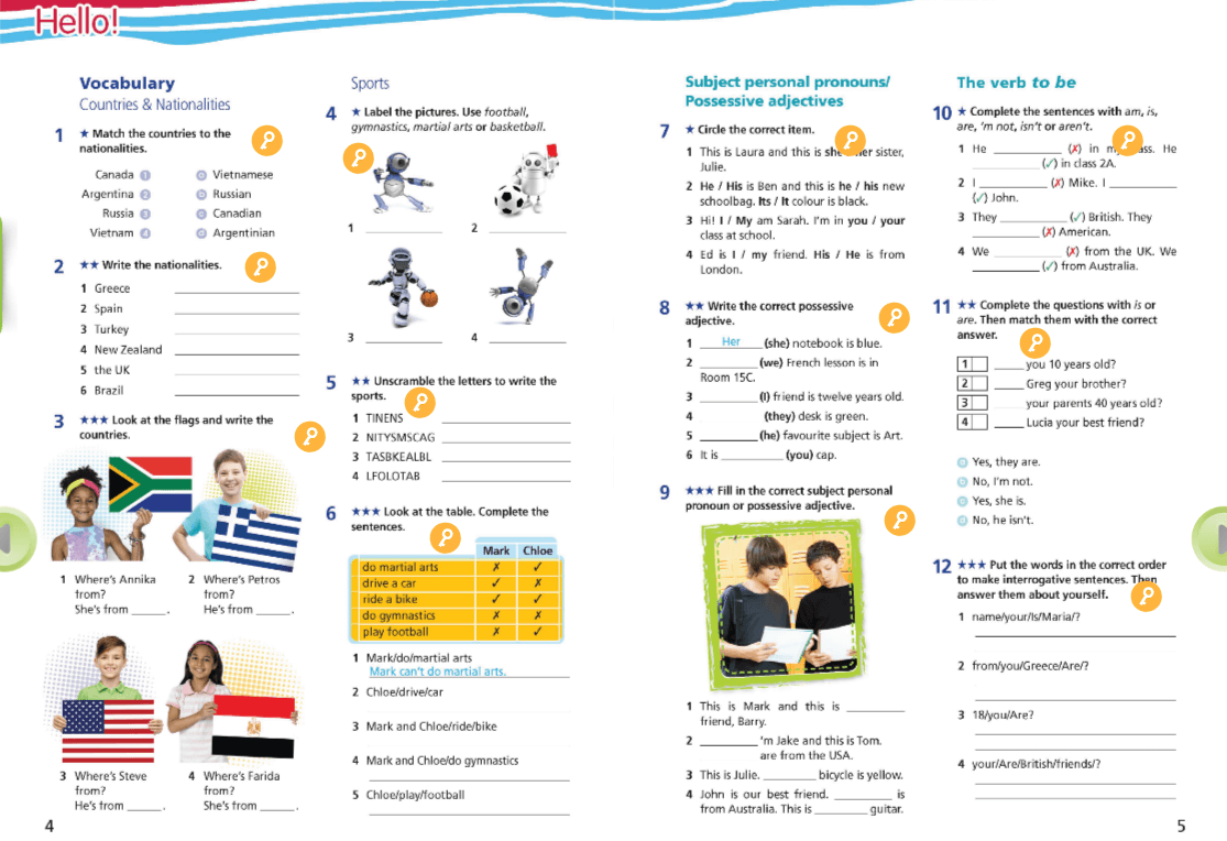 Sách bài tập Tiếng Anh 6 Right on PDF