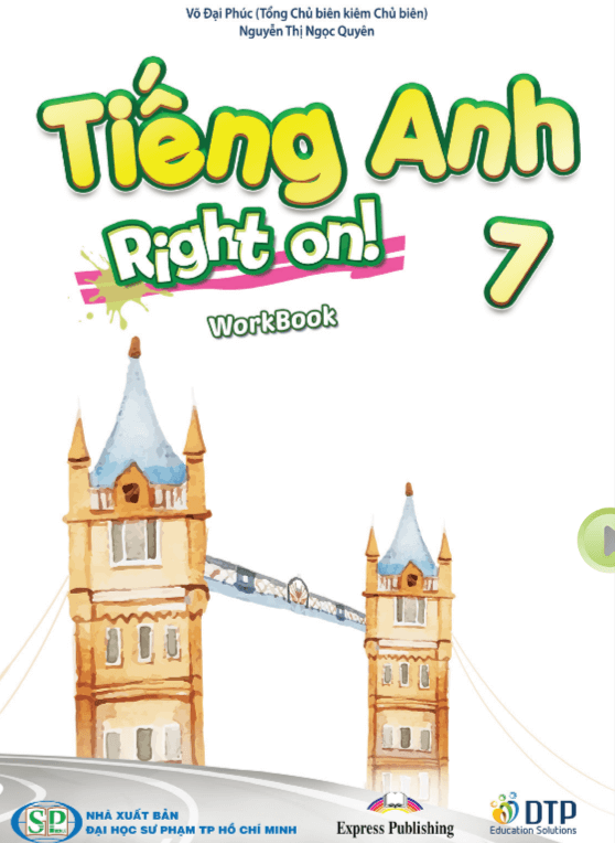 Sách bài tập Tiếng Anh 7 Right on PDF