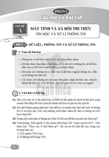 SBT Tin học 10 Cánh diều PDF