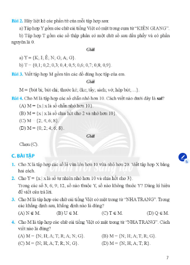 SBT Toán 6 Chân trời sáng tạo PDF