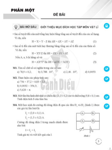 SBT Vật lí 10 Cánh diều PDF