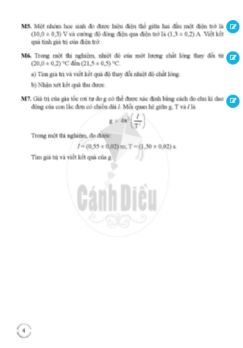 SBT Vật lí 10 Cánh diều PDF