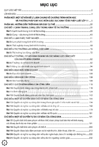 Sách giáo viên Giáo dục Kinh tế và pháp luật 11 Chân trời sáng tạo PDF