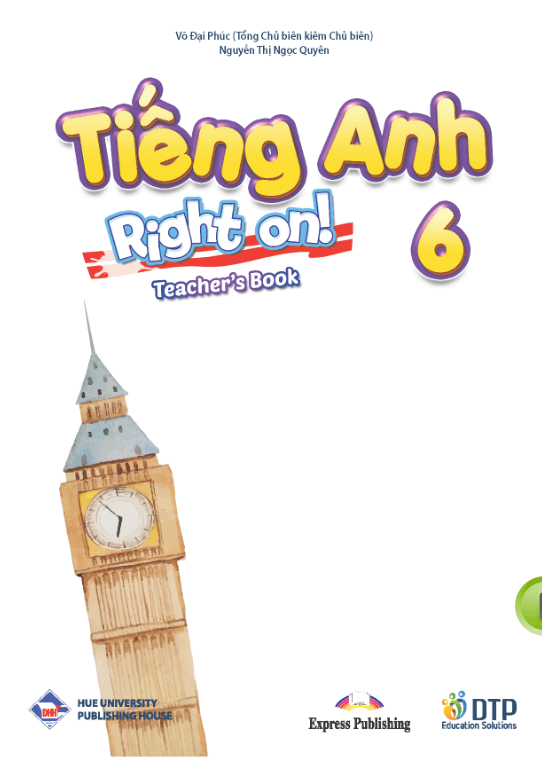 Sách giáo viên Tiếng Anh 6 Right on PDF