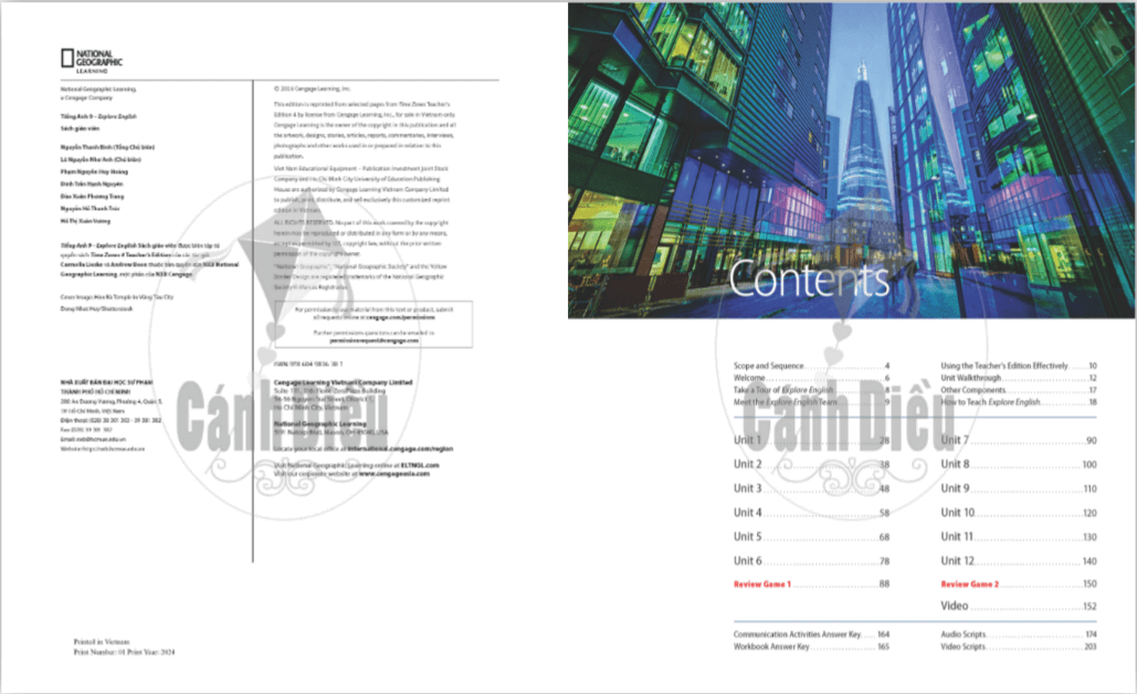 Sách giáo viên Tiếng Anh 9 Explore English PDF