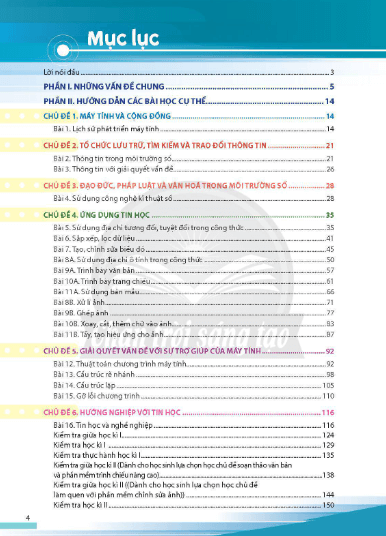 Sách giáo viên Tin học 8 Chân trời sáng tạo PDF