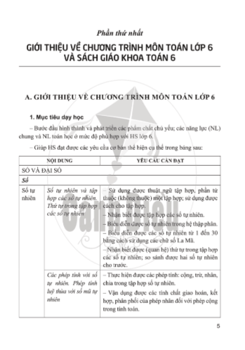 Sách giáo viên Toán 6 Cánh diều PDF