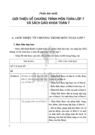 Sách giáo viên Toán 7 Cánh diều PDF