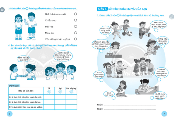 Vở bài tập Hoạt động trải nghiệm lớp 1 Chân trời sáng tạo PDF