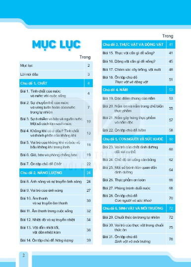 Vở bài tập Khoa học lớp 4 Kết nối tri thức PDF