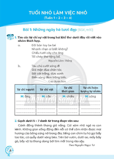 Vở bài tập Tiếng Việt lớp 4 Chân trời sáng tạo PDF