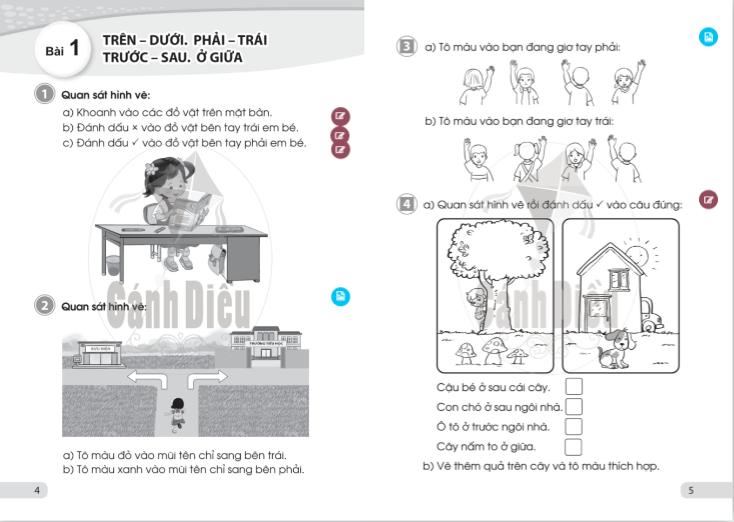 Vở bài tập Toán lớp 1 Cánh diều PDF