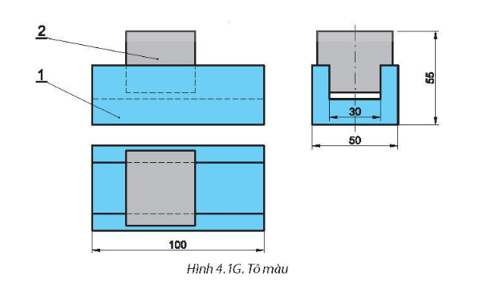 Kẻ Bảng 4.1 vào vở rồi trình bày nội dung đọc bản vẽ lắp của bộ bàn trượt (Hình 4.1)