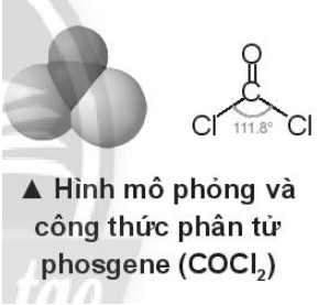 Phosgene là chất khí không màu, mùi cỏ mục, dễ hóa lỏng (ảnh 2)