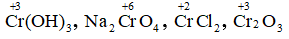 Chromium có số oxi hóa +2 trong hợp chất nào sau đây?