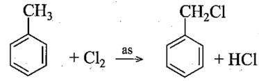 Hợp chất A là dẫn xuất monochloro của alkylbenzene (B)
