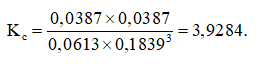 Nồng độ ở trạng thái cân bằng: [CO] = 0,0613 mol/L