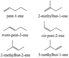 Viết đồng phân và gọi tên các alkane alkene alkyne có 5 nguyên tử carbon trong phân tử và đồng đẳng của benzene 