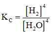 Cho phản ứng hoá học sau: 3Fe(s) + 4H2O(g) ⇌   Fe3O4(s) + 4H2(g)