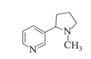 Nicotine là chất gây nghiện có trong thuốc lá. Nicotine là một amine