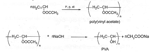 Poly(vinyl alcohol) (PVA) là polymer tan được trong nước, có tính kết dính, tạo màng