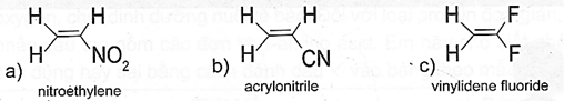 Viết và gọi tên polymer tạo thành khi trùng hợp các monomer sau trang 72 Sách bài tập Hóa học 12