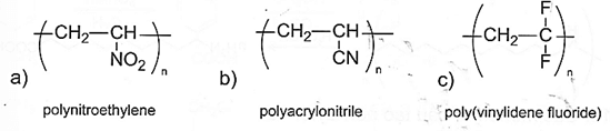 Viết và gọi tên polymer tạo thành khi trùng hợp các monomer sau trang 72 Sách bài tập Hóa học 12