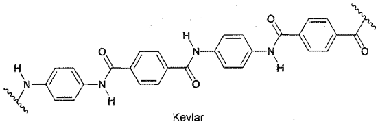 Sợi Kevlar có độ bền lớn nên được sử dụng làm sợi gia cường trong lốp xe đua