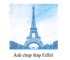 Tháp Eiffel là một công trình kiến trúc bằng thép được xây dựng tại công viên Champ de Mars