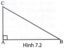 Một lăng kính có tiết diện thẳng là tam giác vuông như Hình 7.2, Biết góc ABC = 30 độ