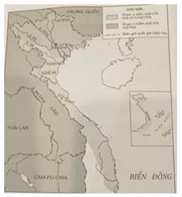 Quan sát hình 4.2 hãy Xác định trên lược đồ địa danh phân chia phạm vi kiểm soát của nhà Trịnh