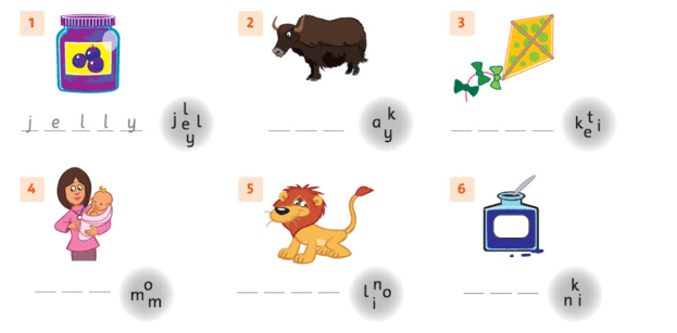 Sách bài tập Tiếng Anh lớp 1 Family and Friends Unit 6 Lesson three (trang 44)
