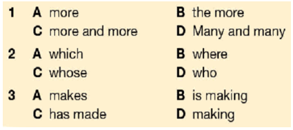 SBT Tiếng Anh 12 Bright Unit 3b Grammar (trang 26, 27)