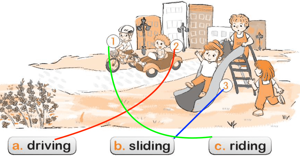 Sách bài tập Tiếng Anh lớp 2 Unit 11: In the playground | Tiếng Anh lớp 2 Global Success