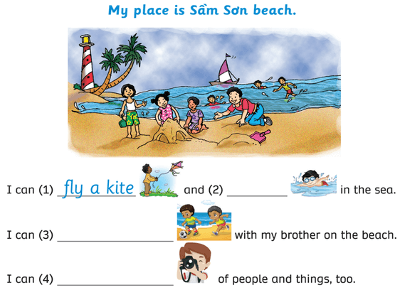 Sách bài tập Tiếng Anh lớp 3 English Discovery Unit 10 Lesson 8: Skills/Project (trang 111)