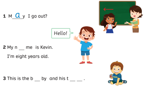 Sách bài tập Tiếng Anh lớp 3 English Discovery Unit 2 Lesson 4: Phonics (trang 21)