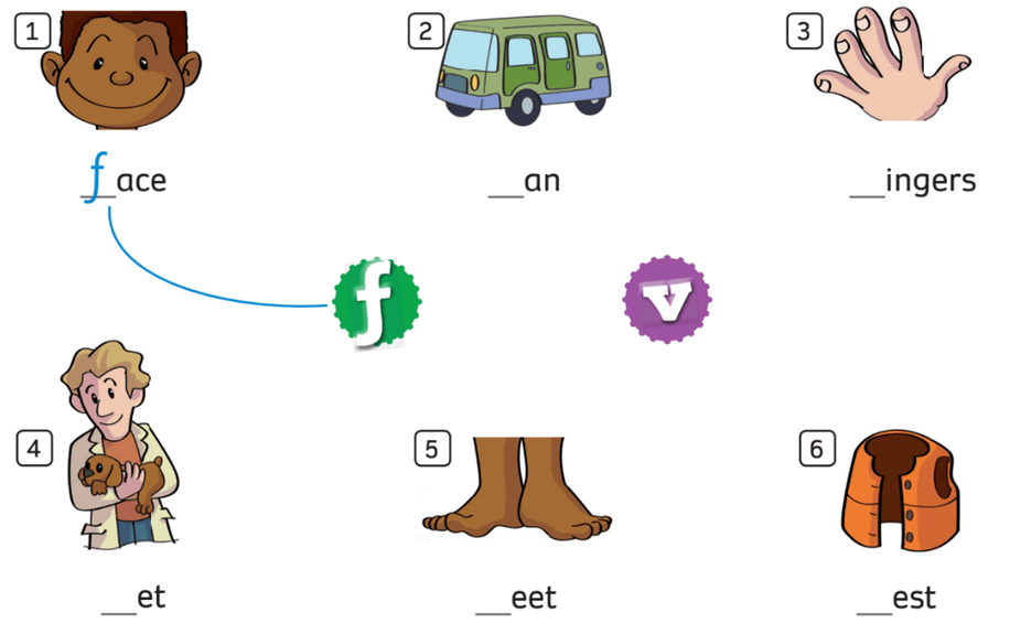 Sách bài tập Tiếng Anh lớp 3 English Discovery Unit 4 Lesson 4: Phonics (trang 42)